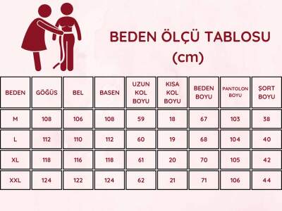Bayan Pijama Takımı - Siyah Önden Düğmeli Kısa Kol Likralı Penye 2577KY - 5