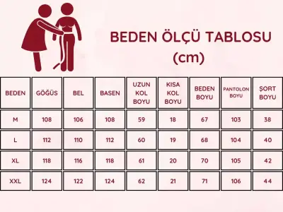 Kadın Pijama Takımı - Lacivert Papatya Desenli Uzun Kollu Likralı Pamuk 2881UK - 4